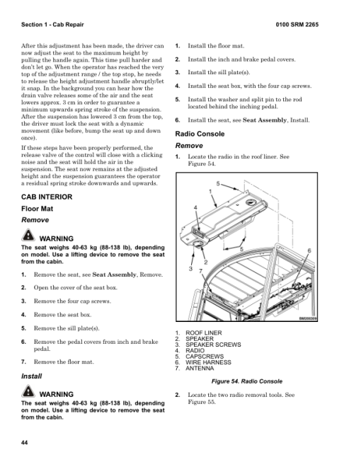 Hyster H190XD, H210XD, H230XD, H230XDS, H250XD, H280XD Forklift P007 Series Repair Manual - Image 3