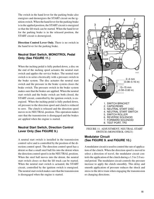 Hyster H2.00XL, H2.50XL, H3.00 Diesel & LPG Forklift Truck B177 Series Repair Manual (EU) - Image 4