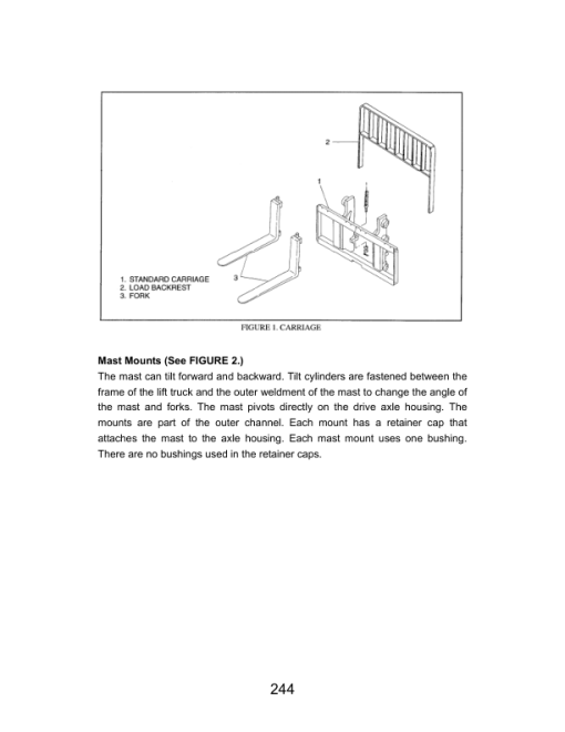 Hyster H2.50DX, H3.00DX Diesel & LPG ForkLift Truck A966 Series Repair Manual (EU) - Image 5