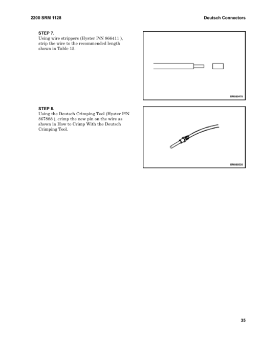 Hyster H2.5XT, H3.0XT Forklift Trucks C966 Series Repair Manual - Image 5