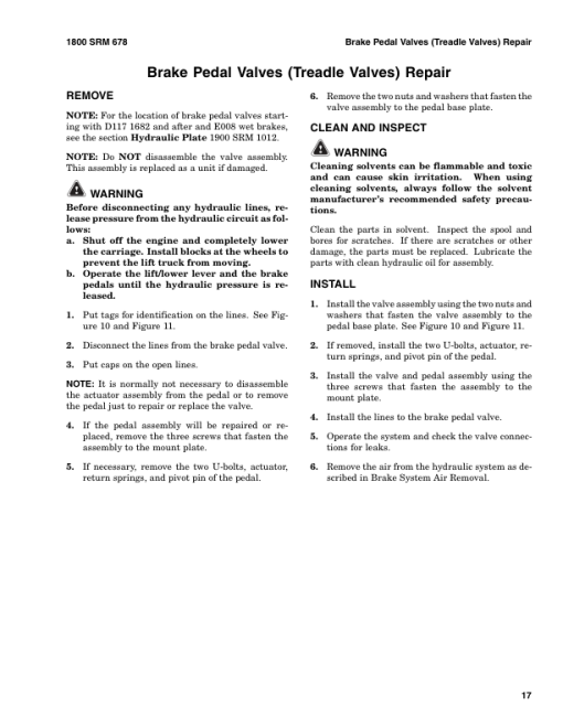 Hyster H20.00F, H22.00F, H25.00F, H28.00F, H32.00F Forklift Truck E008 Series Repair Manual (EU) - Image 6