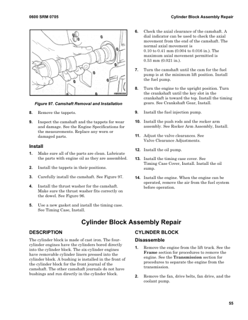 Hyster H300HD, H330HD, H360HD, H300EC, H330EC, H360EC Diesel Forklift E019 Series Repair Manual (USA) - Image 5