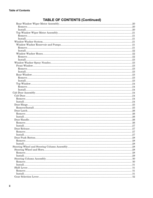 Hyster H300XD, H330XD, H360XD, H150XD-EC4, H210XD48, H230XD48, H250XD48 Forklift N019 Series Repair Manual - Image 3