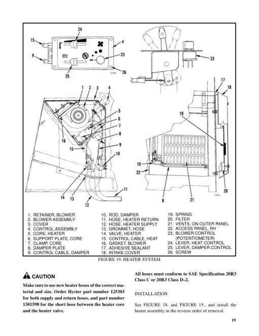 Hyster H36.00C, H40.00C, H44.00C, H48.00CH Forklift Truck C117 SeriesRepair Manual (EU) - Image 6