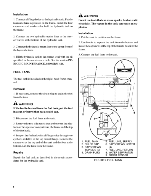 Hyster H36.00C, H40.00C, H44.00C, H48.00CH Forklift Truck C117 SeriesRepair Manual (EU) - Image 3