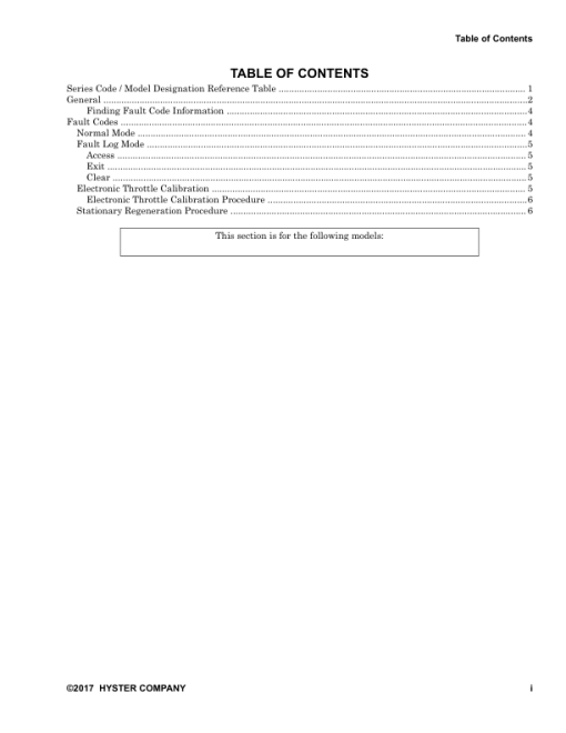 Hyster H360-36HD, H360-48HD Forklift Trucks B238 Series Repair Manual - Image 5