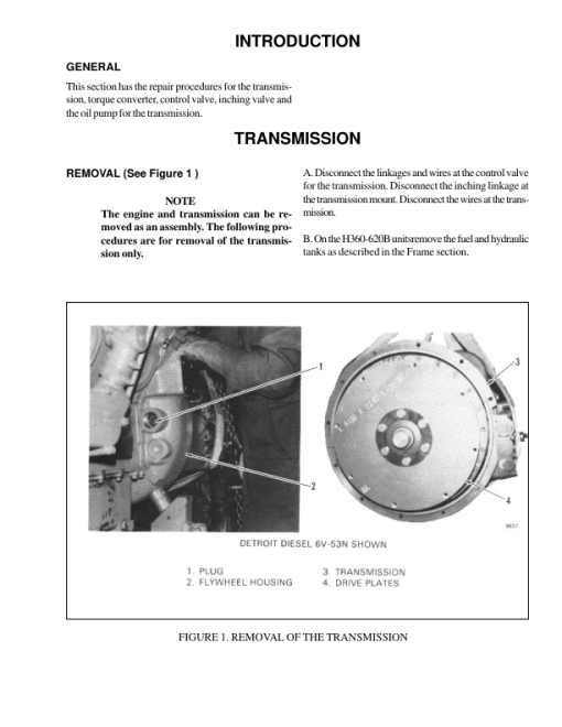 Hyster H360–650C, H370–700C Forklift C008 Series Repair Manual