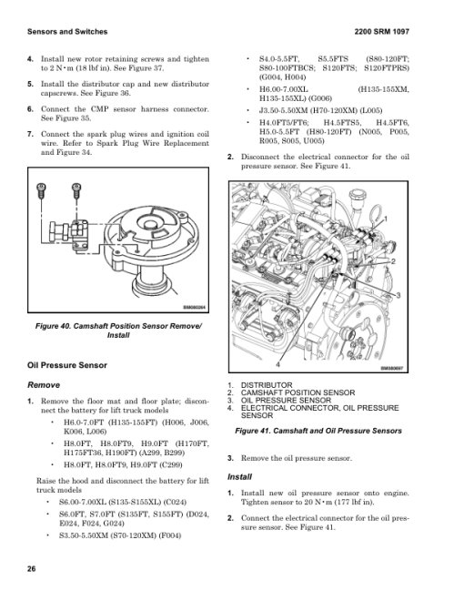 Hyster H4.0FT5, H4.0FT6, H4.5FTS5, H4.5FT6, H5.0FT, H5.5FT Forklift Truck N005 Series Repair Manual (EU) - Image 2