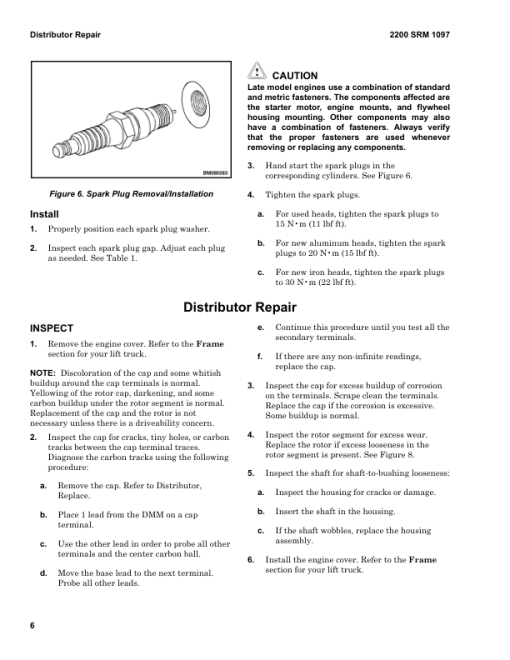 Hyster H4.0FT5, H4.0FT6, H4.5FTS5, H4.5FT6, H5.0FT. H5.5FT Forklift U005 Series Repair Manual (EU) - Image 5