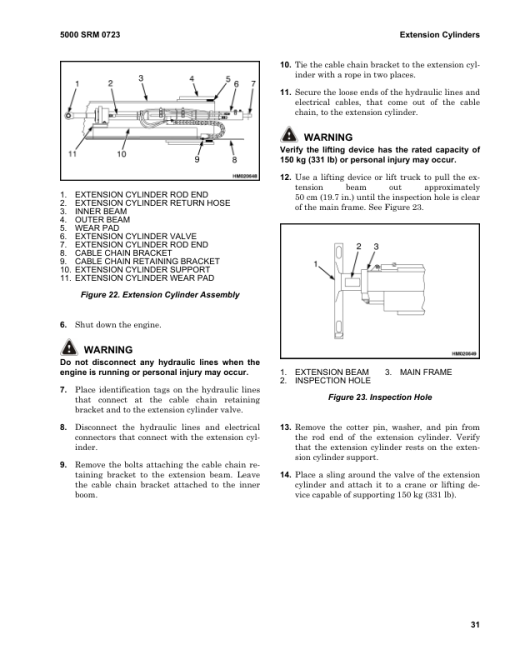 Hyster H40.00XM-16CH, H44.00XM-16CH, H48.00XM-16CH, H50.00XM-16CH, H52.00XM-16CH Forklift E117 Series Repair Manual - Image 5