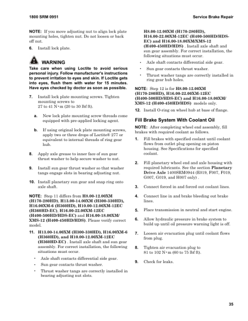 Hyster H400HD, H400HDS, H450HD, H450HDS Forklift Truck A236 Series Repair Manual (USA) - Image 4