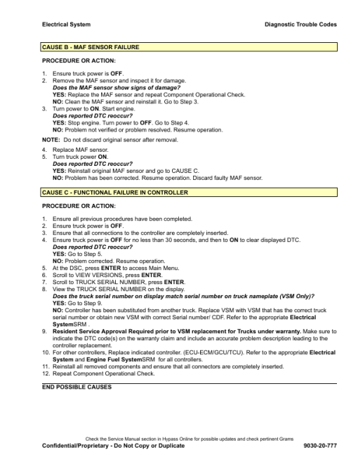 Hyster H40FT, H50FT, H60FT, H70FT Forklift Trucks N177 Series Repair Manual - Image 3