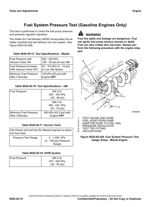 Hyster H40FT, H50FT, H60FT, H70FT Forklift Trucks N177 Series Repair Manual - Image 5