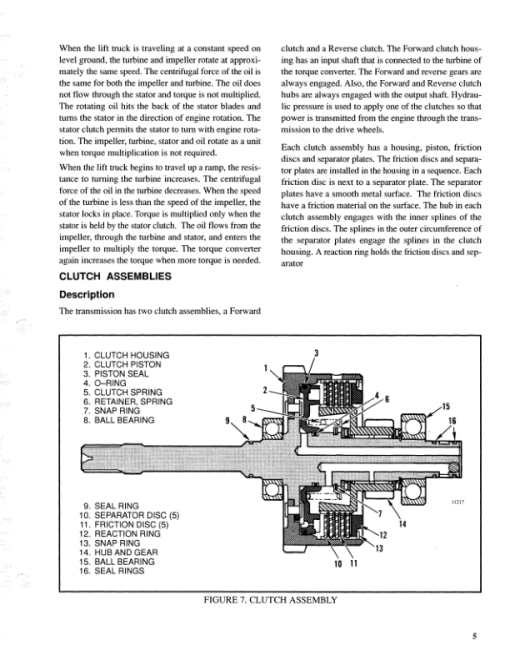 Hyster H40XL, H50XL, H60XL Forklift Truck A177 Series Service Repair Manual (USA) - Image 4