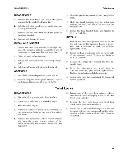 Hyster H40XM-16CH, H44XM-16CH, H48XM-16CH, H50XM-16CH, H52XM-16CH Forklift Trucks H117 Series Repair Manual (EU) - Image 4