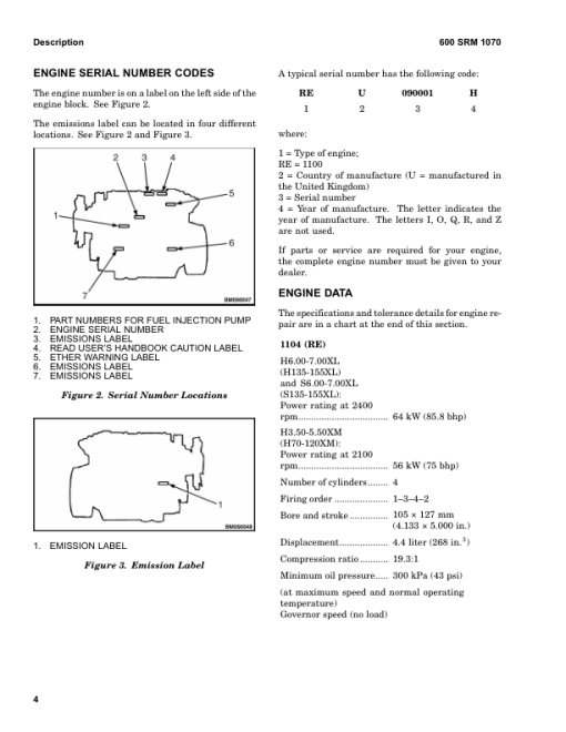 Hyster H6.00XL, H7.00XL Diesel & LPG Forklift Truck G006 Series Repair Manual (EU) - Image 5