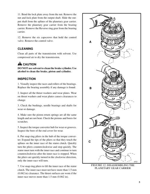 Hyster H60E, H70E, H80E, H100E, H110E Forklift Truck D005 Series Repair Manual (USA) - Image 3