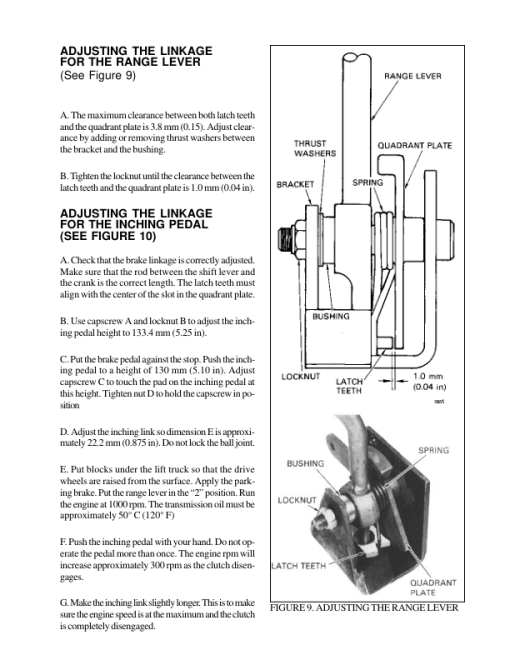 Hyster H7.00HS, H7.50H, H8.00H, H9.00H, H9.00HS Lift Truck C007 Series Repair Manual (EU) - Image 4