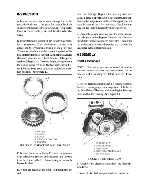 Hyster H70XL, H80XL, H90XL, H100XL, H110XL Forklift Truck F005 Series Repair Manual (USA) - Image 6