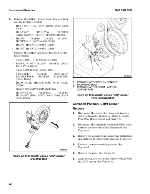 Hyster H8.0FT, H8.0FT9, H9.0FT Forklift D299 Series Repair Manual - Image 4