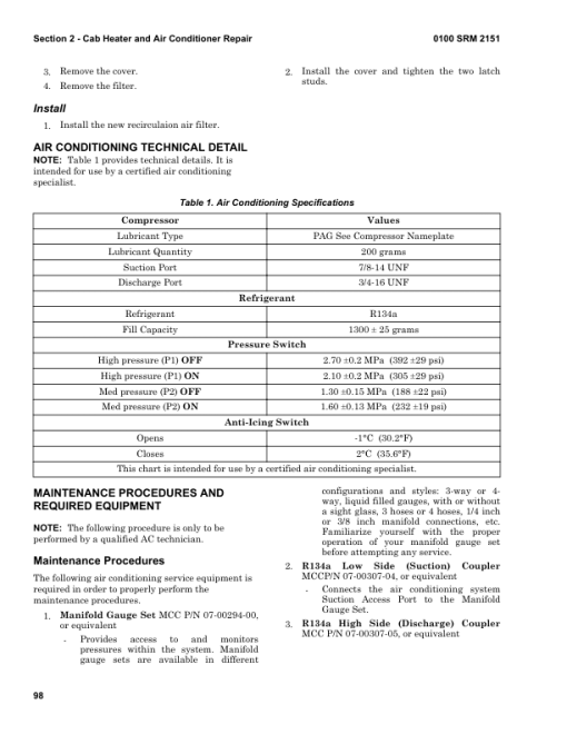 Hyster H8XM-6, H9XM-6, H10XM-6, H10XMS-6, H12XM-6 Forklift N007 Series Repair Manual (EU) - Image 2