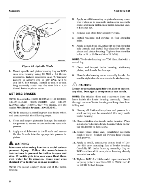 Hyster H8XM-6, H9XM-6, H10XM-6, H10XMS-6, H12XM-6 Forklift Truck J007 Series Repair Manual (EU) - Image 5