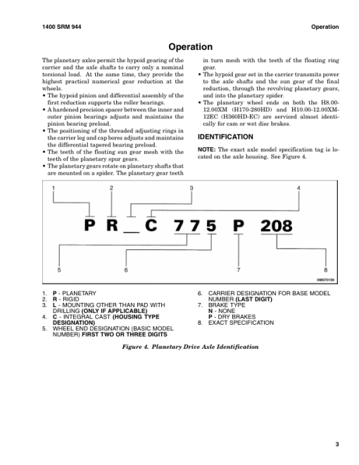 Hyster H8XM-6, H9XM-6, H10XM-6, H10XMS-6, H12XM-6 Forklift Truck K007 Series Repair Manual (EU) - Image 2