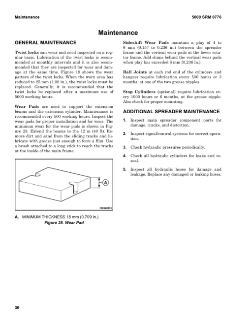 Hyster HR45-27, HR45-31, HR45-36, HR45-40, HR45-41S, HR45-41L, HR45-41LS Reach Truck B222 Series Repair Manual - Image 4