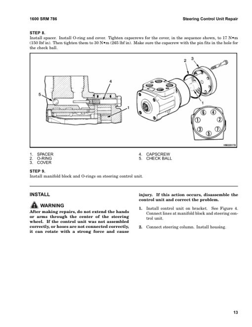 Hyster HR45-27, HR45-31, HR45-36L, HR45-40LS, HR45-40S, HR45-45LSX Reachstacker C227 Series Repair Manual - Image 5