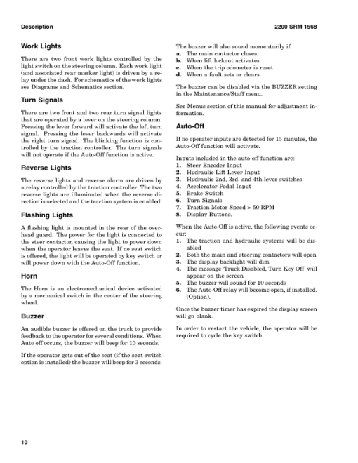 Hyster J1.50EX, J1.75EX, J2.00EX, J2.50EX Electric Forklift A401 Series Repair Manual - Image 2