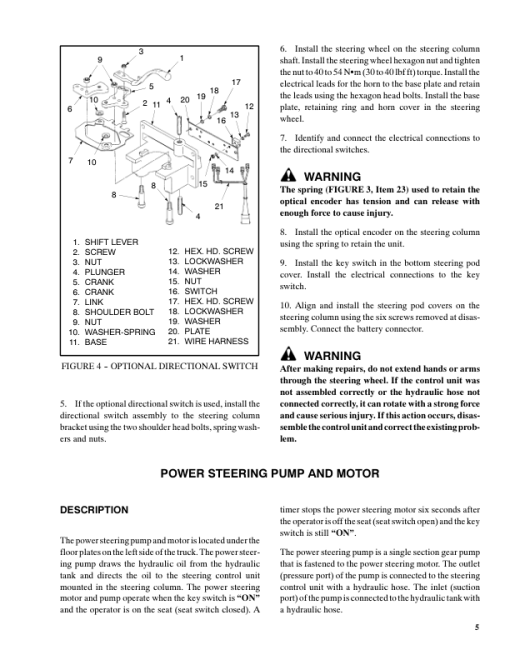 Hyster J1.60XMT, J1.80XMT, J2.00XMT Electric Forklift Truck G160 Series Repair Manual (Up to SN G160A03111W) - Image 5