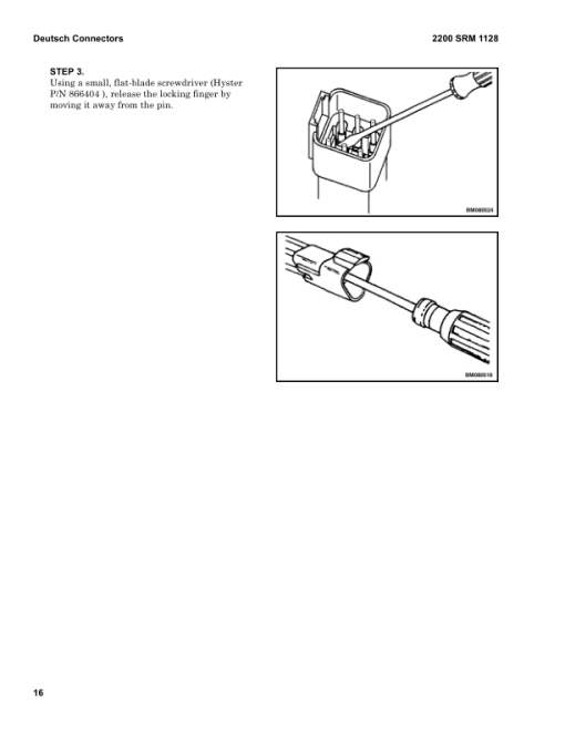 Hyster J170XNL, J175XNL, J190XNL Electric Forklift A250 Series Repair Manual - Image 5