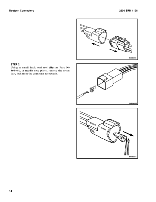 Hyster J45XN, J50XN, J60XN, J70XN Electric Forklift Truck A276 Series Repair Manual (USA) - Image 6