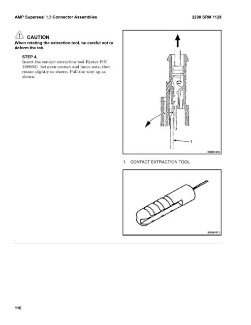 Hyster J8.0XNL6, J8.0XNL9, J9.0XNL Electric Forklift A250 Series Repair Manual - Image 6