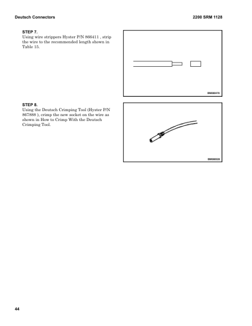 Hyster J8.0XNL6, J8.0XNL9, J9.0XNL Electric Forklift A250 Series Repair Manual - Image 5