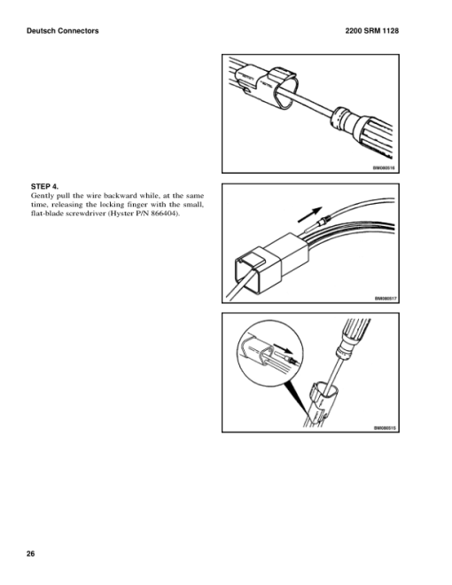 Hyster J80XN, J90XN, J100XN Electric ForkLift Truck A970 Series Repair Manual (USA) - Image 4