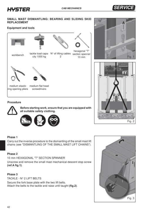 Hyster K1.0L Order Picker C457 Series Repair Manual - Image 6