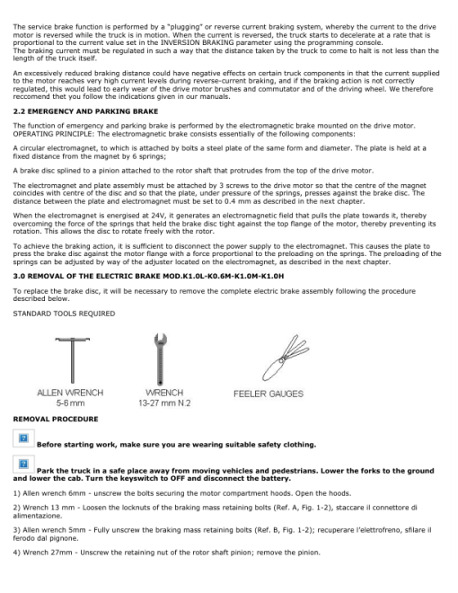 Hyster K1.0M Order Picker A459 Series Repair Manual - Image 5