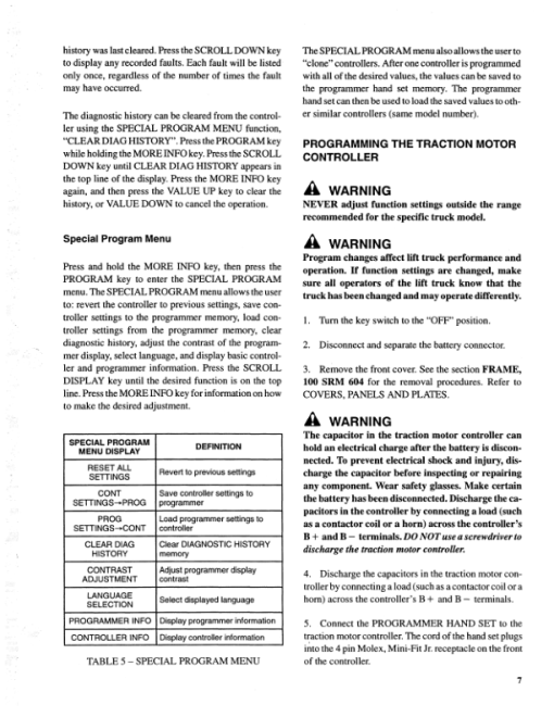 Hyster N25XMDR, N30XMDR, N30XMR, N40XMR, N45XMR, N50XMA Reach Truck E138 Series Repair Manual - Image 5