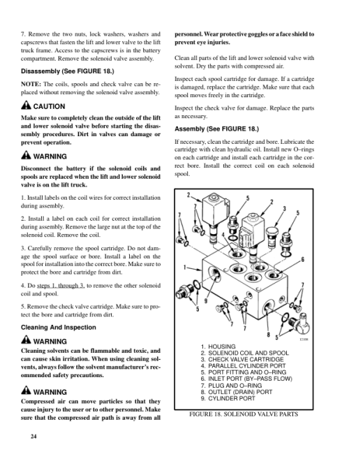 Hyster N30FR Electric Forklift Truck A217 Series Repair Manual - Image 5