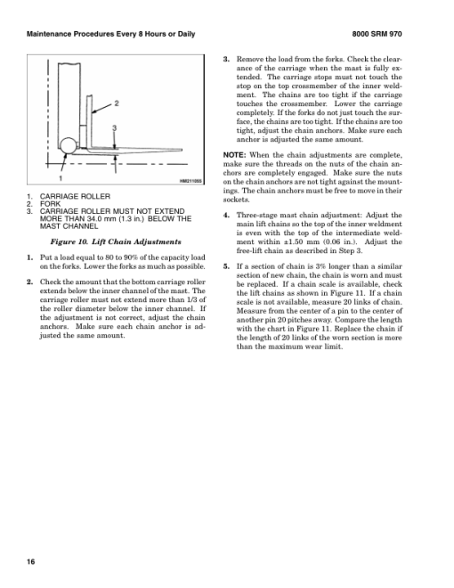 Hyster N30XMXDR3, N45XMXR3 Electric Reach Truck B264 Series Repair Manual - Image 4