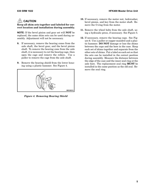 Hyster N30ZDR, N35ZR, N40ZR Electric Forklift Truck D470 Series Repair Manual - Image 4