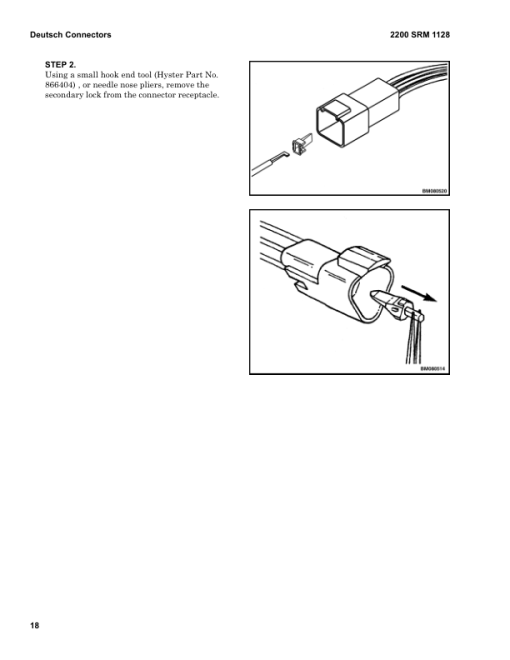 Hyster N30ZDR3, N35ZR3, N35ZDR3, N40ZR3, N45ZR3 Reach Truck E264 Series Repair Manual - Image 3