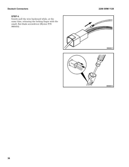 Hyster N30ZDRS3, N35ZRS3, N40ZRS3 Reach Truck C265 Series Repair Manual - Image 2