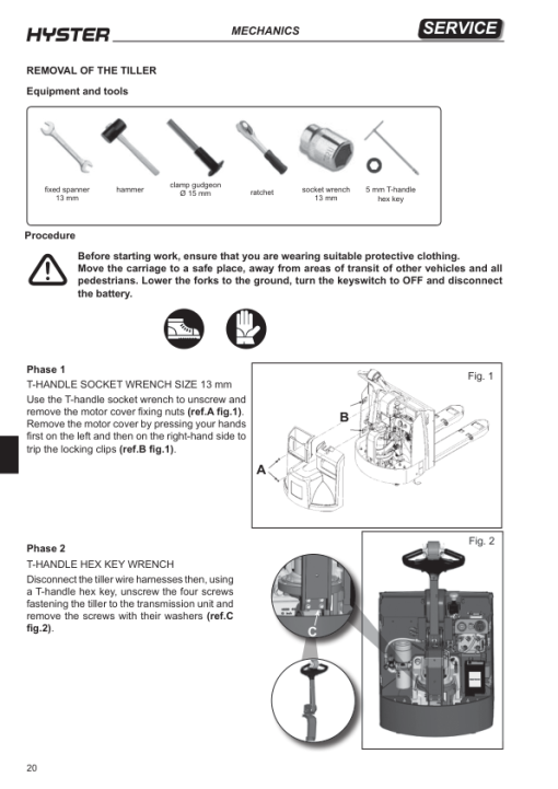 Hyster P1.6, P1.8, P2.0, P2.2 Pallet Truck A418 Series Repair Manual - Image 6