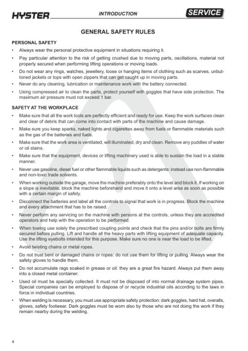 Hyster P2.0HL Electric Pallet Truck A472 Series Repair Manual - Image 2