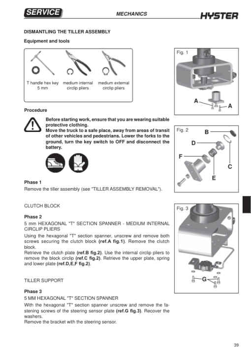 Hyster P2.0S Electric Pedestrian Stacker D439 Series Repair Manual - Image 4