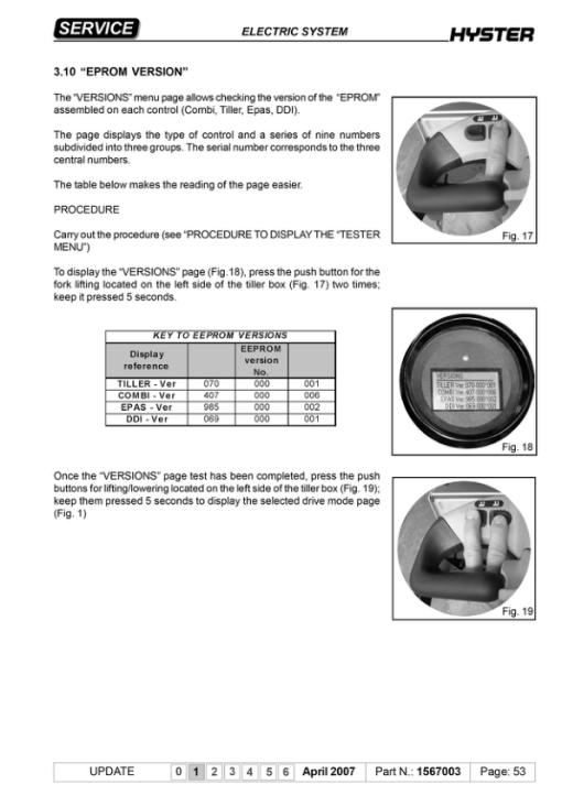 Hyster P2.0S Pallet Truck C439 Series Repair Manual - Image 5