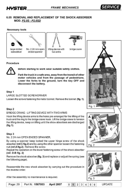 Hyster P2.0S Pallet Truck C439 Series Repair Manual - Image 2