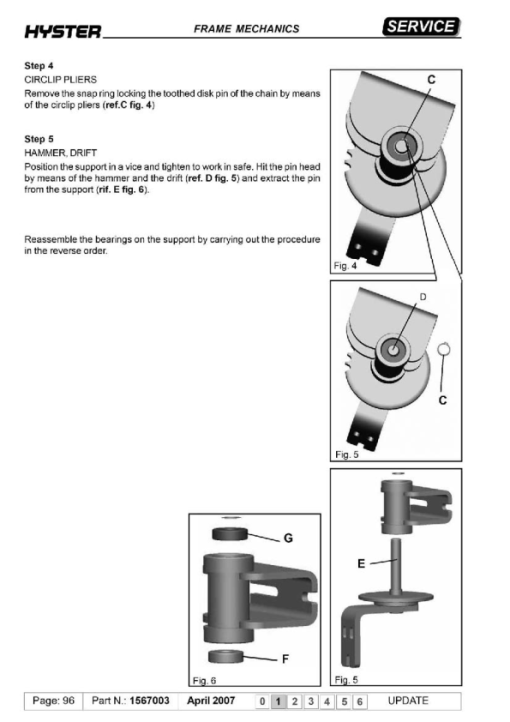 Hyster P2.0SD Pallet Truck B433 Series Repair Manual - Image 2